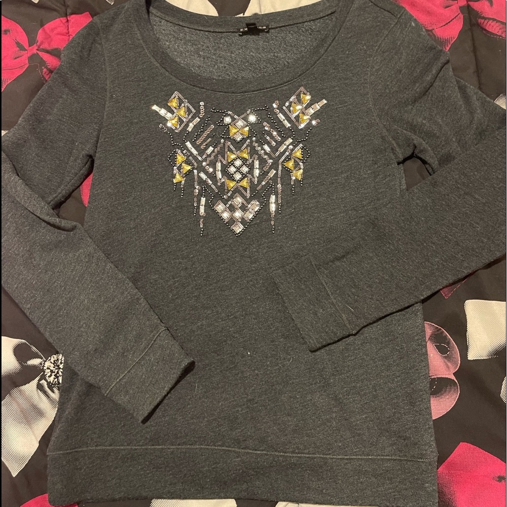 Express Beaded Sweater
